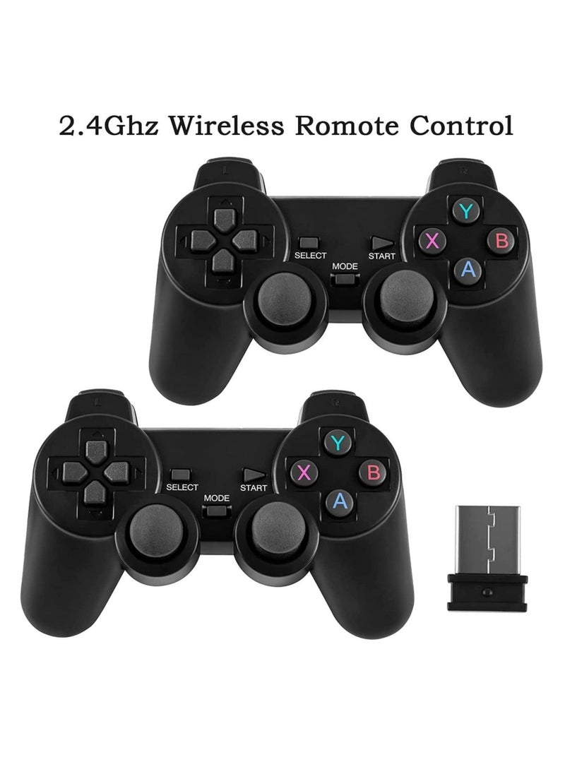 M8 Wireless HDMI Game Console – Plug & Play 64GB Retro Gaming Stick with 10,000+ Classic Games, Hidden USB Flash Drive, Supports 9 Emulators, 2 Wireless Controllers, HD Output