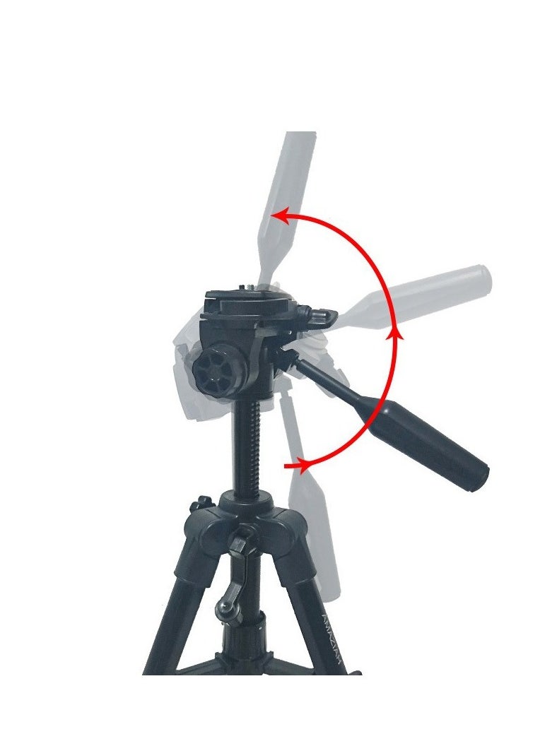 3D photography pan-tilt camera SLR digital micro single DV mobile phone video recording and photography panoramic tripod pan-tilt