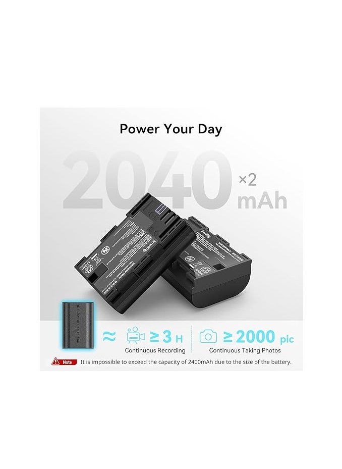 SMALLRIG LP-E6NH CAMERA BATTERY AND CHARGER KIT 3821