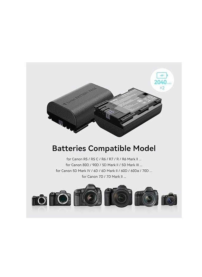 SMALLRIG LP-E6NH CAMERA BATTERY AND CHARGER KIT 3821