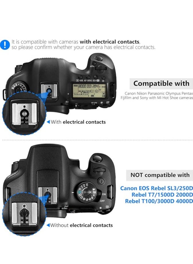 Neewer TT560 Flash Speedlite for Canon Sony Nikon Panasonic Olympus Pentax and Other DSLR Cameras, Digital Camera Speedlight with Standard Hot Shoe