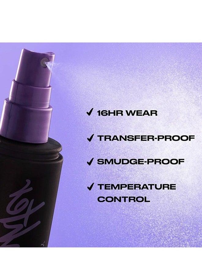 Allnighter  Long Lasting Makeup Setting Spray—Urban Decay All Nighter Makeup Setting Spray Clear, Long-Lasting, 16 HR Wear, Oil-Free, Natural Finish, Vegan