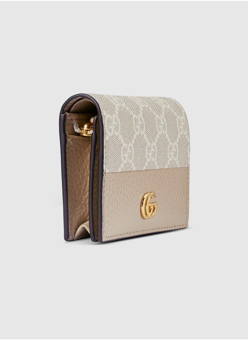 GG Marmont bi-colour card case wallet