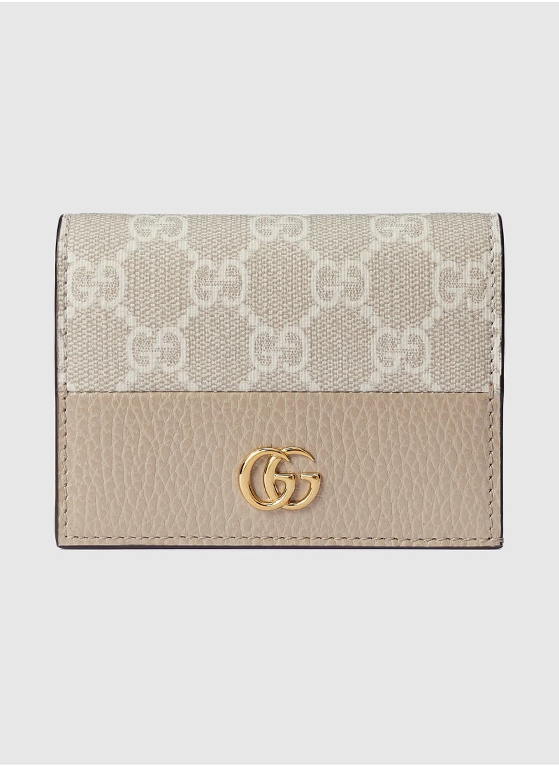 GG Marmont bi-colour card case wallet