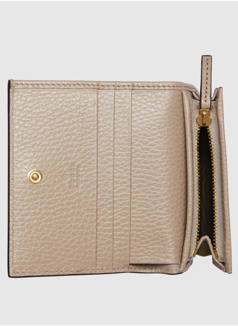 GG Marmont bi-colour card case wallet