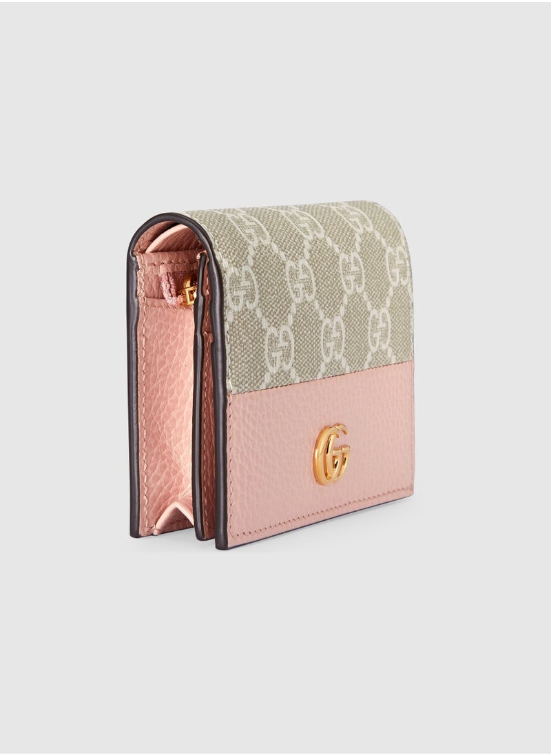 GG Marmont bi-colour card case wallet