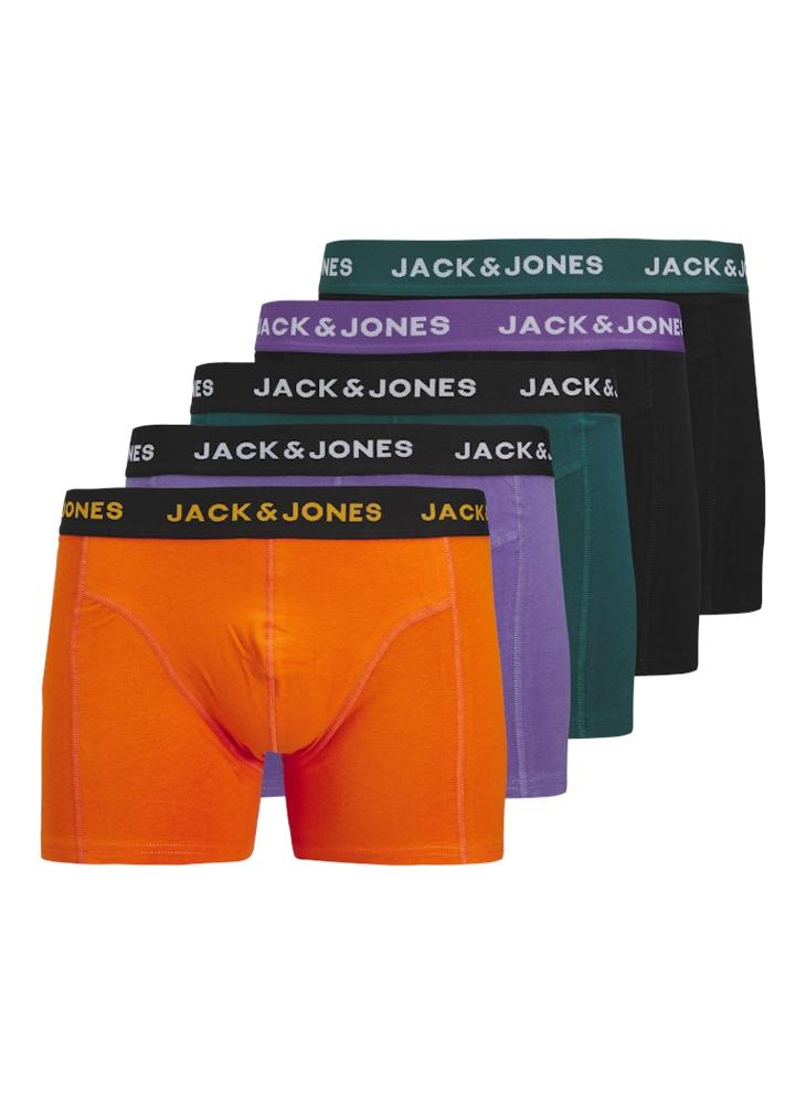 Jacben 5 Pack Logo Band Trunks