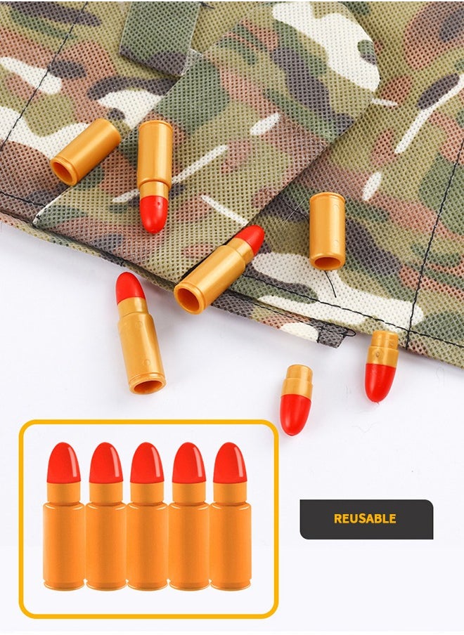Toy Gun Soft Bullets Education Toy,Sniper Rifle Blaster Gun AWM,Double Mirror Effect Toy Sniper Guns,DIY Toy with Rich Accessories ,Shooting Games Toys for Kids