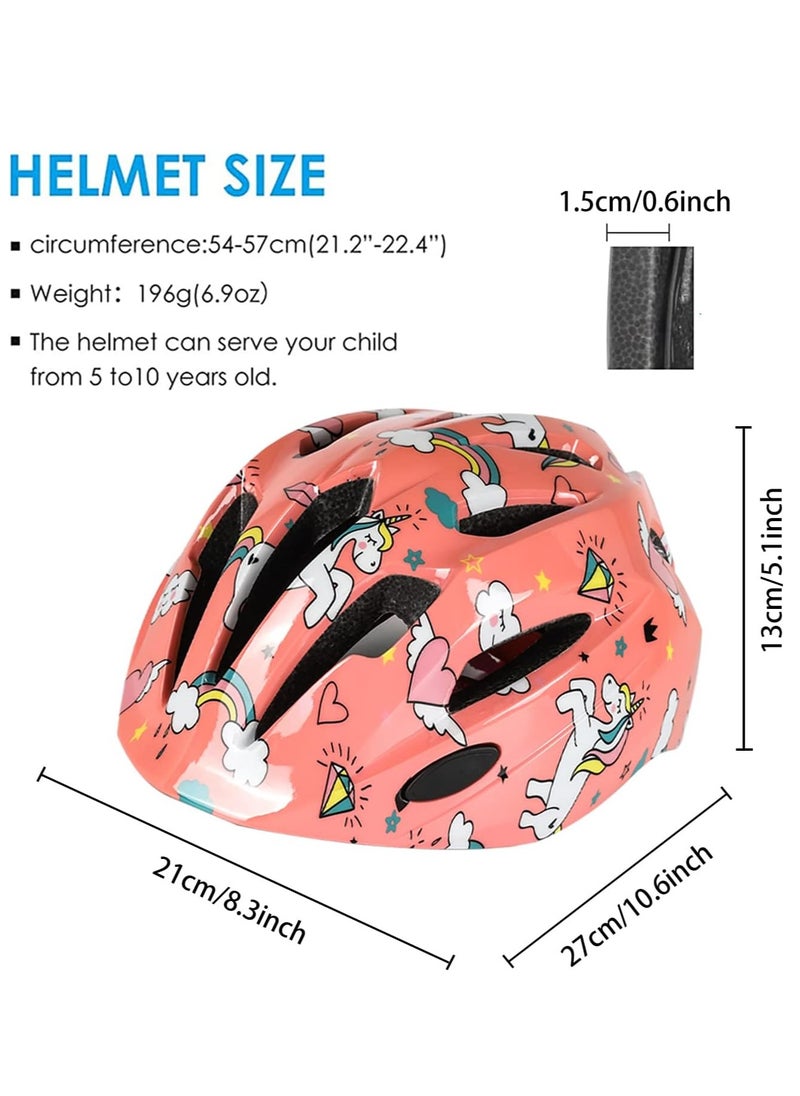 Kids Bike Helmet, Toddler Helmet Adjustable Uni, Toddler Bike Helmet Aged 3-8 Years Old, For Skating, Bike, Scooters and more