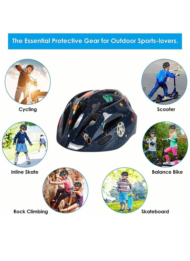Kids Bike Helmet, Toddler Helmet Adjustable Uni, Toddler Bike Helmet Aged 3-8 Years Old, For Skating, Bike, Scooters and more