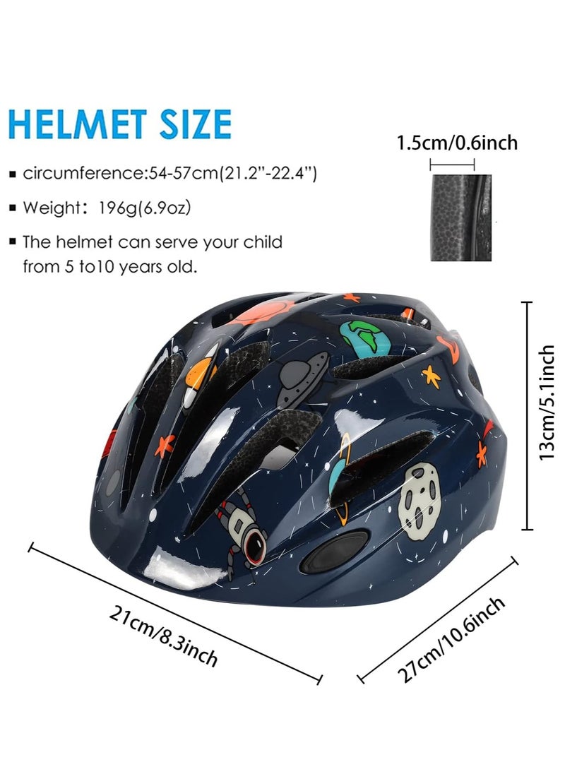 Kids Bike Helmet, Toddler Helmet Adjustable Uni, Toddler Bike Helmet Aged 3-8 Years Old, For Skating, Bike, Scooters and more