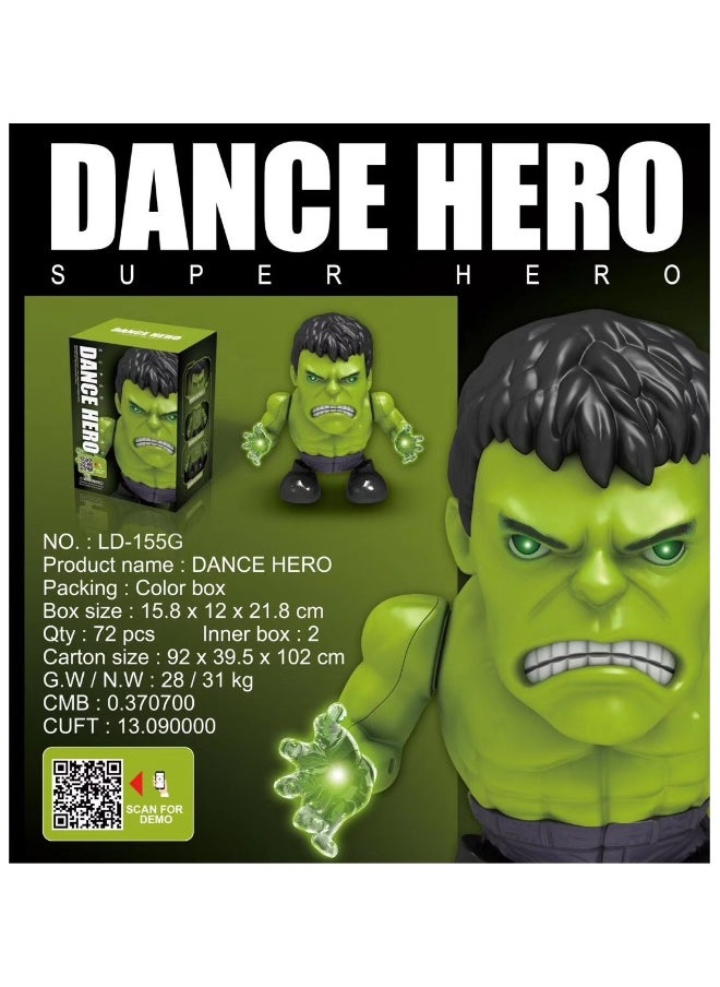 Dancing robot hulk