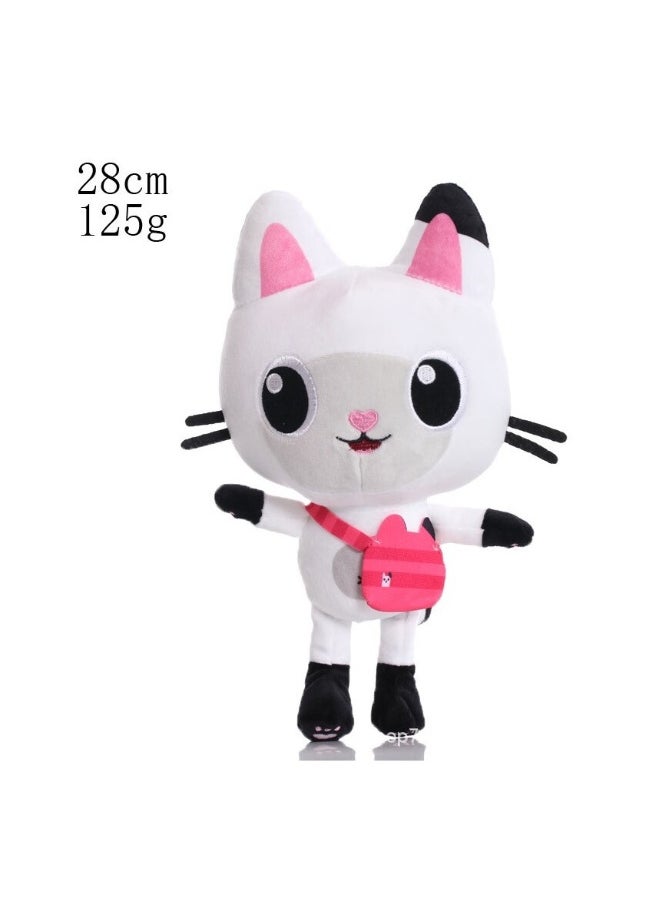 Doll house plush toy backpack kitten