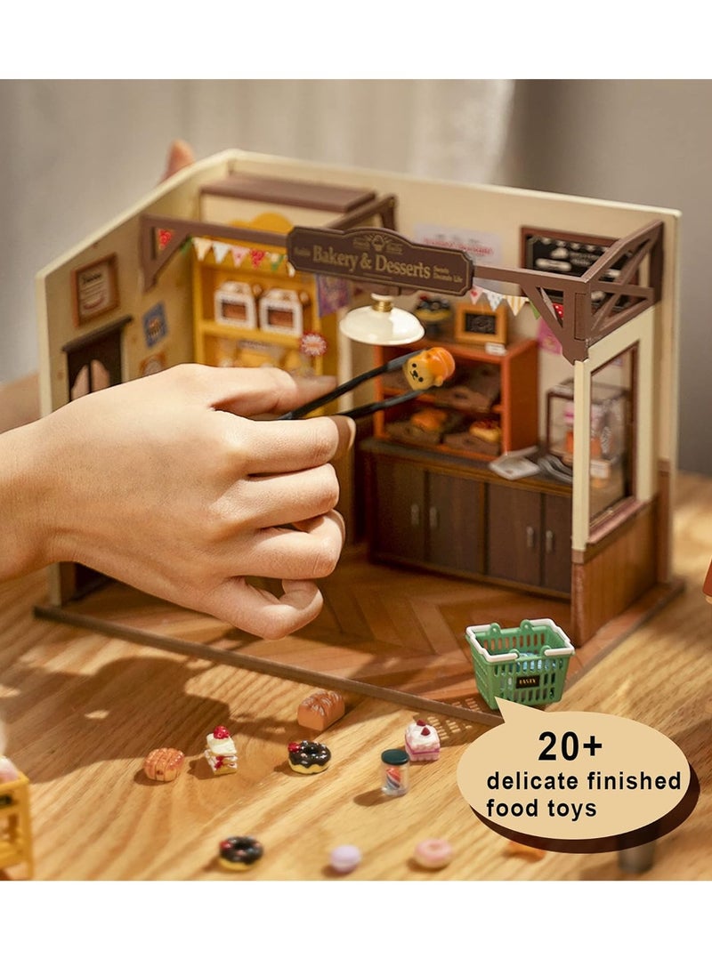 DIY Miniature House Becka's Baking House Handmade Dolls House Model Kits for Adults to Build with Accessories Toys