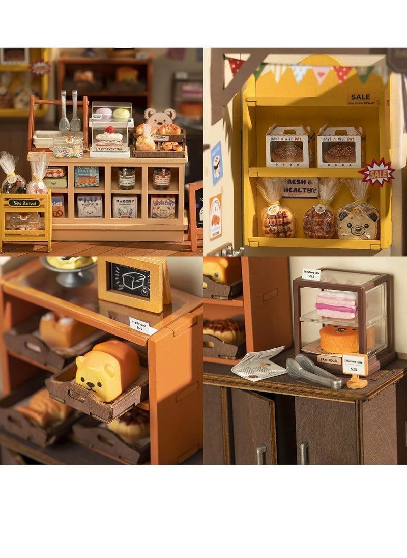 DIY Miniature House Becka's Baking House Handmade Dolls House Model Kits for Adults to Build with Accessories Toys