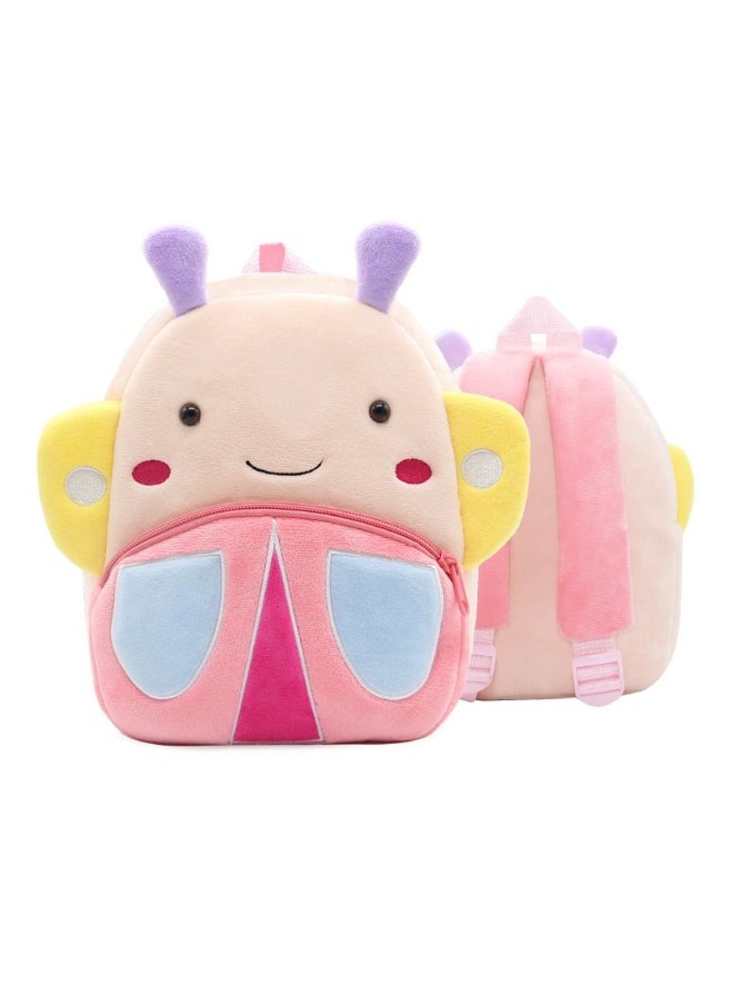 Cute cartoon children's backpack backpack kindergarten plush backpack animal butterfly
