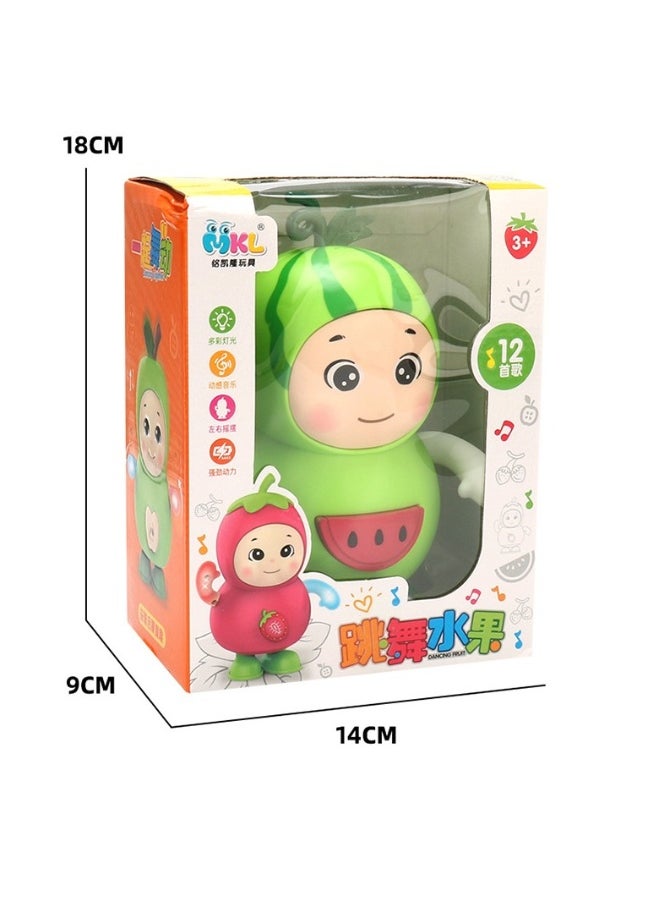 Glowing watermelon and fruit toys that sing and dance