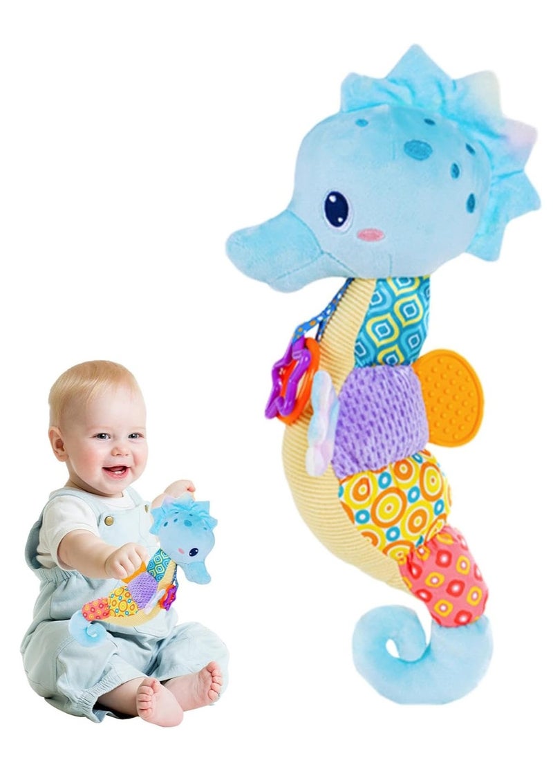Seahorse Plush Toys, Seahorse Music Plush Animal Toys | Baby Toys, Seahorse Music Plush Toys - Soft Sensory Toys, Rattle Toys