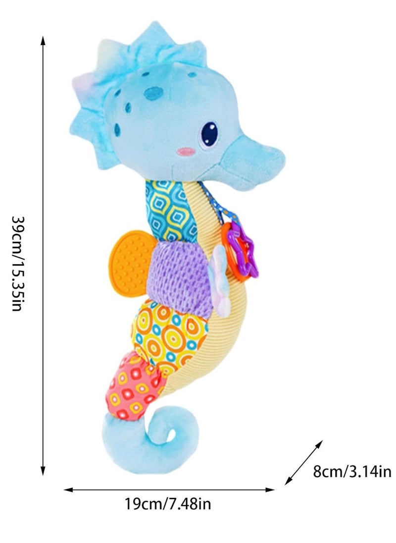 Seahorse Plush Toys, Seahorse Music Plush Animal Toys | Baby Toys, Seahorse Music Plush Toys - Soft Sensory Toys, Rattle Toys