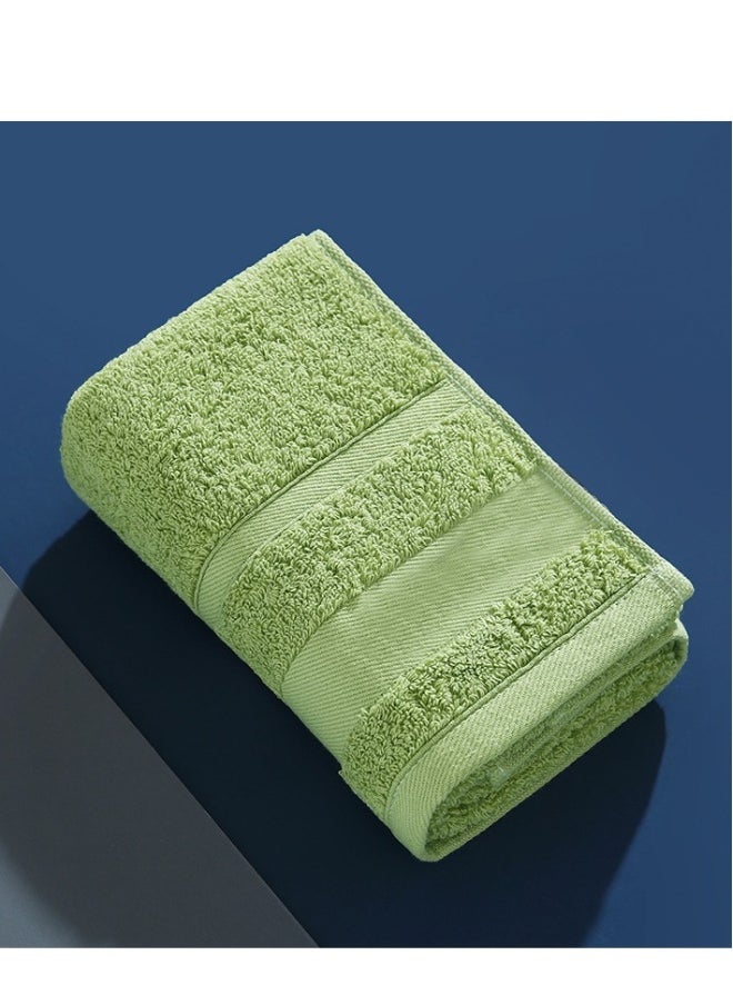 Cotton increased 90*180 men's and women's bath towel absorbent cotton green bath towel.