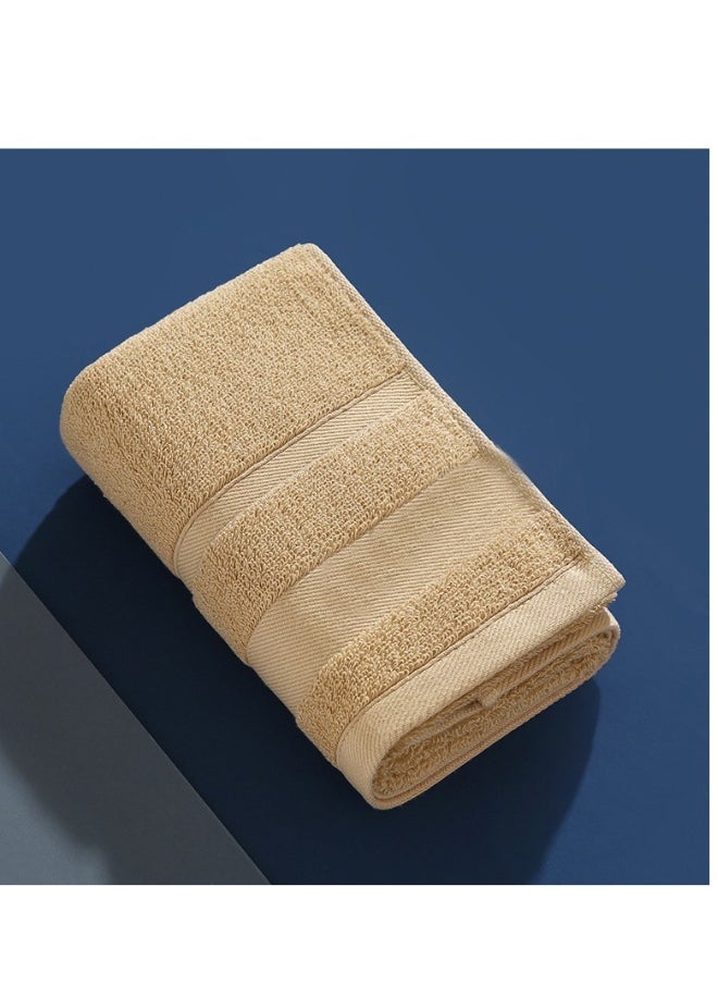 Cotton increased 90*180 men's and women's bath towel absorbent cotton khaki bath towel.