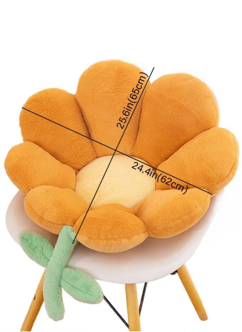 Flower Chair Cushion Plush Seat Porch Swing Cushion Floor Cushions Suitable for Office Chairs Egg Chairs Swing Chairs and more