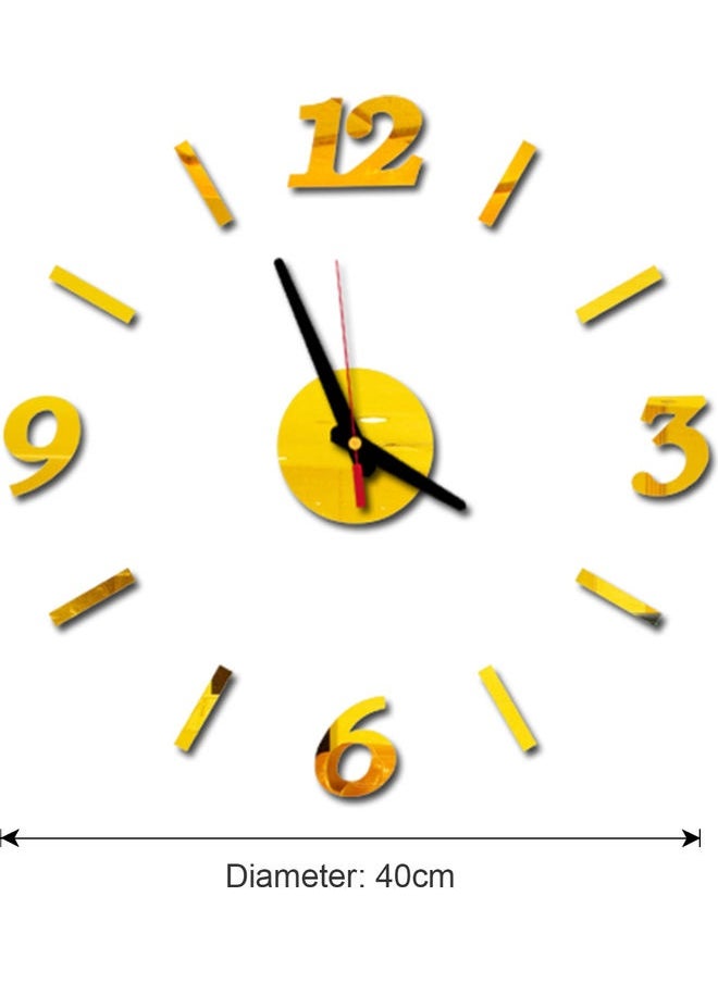 Modern Design Wall Clock Red
