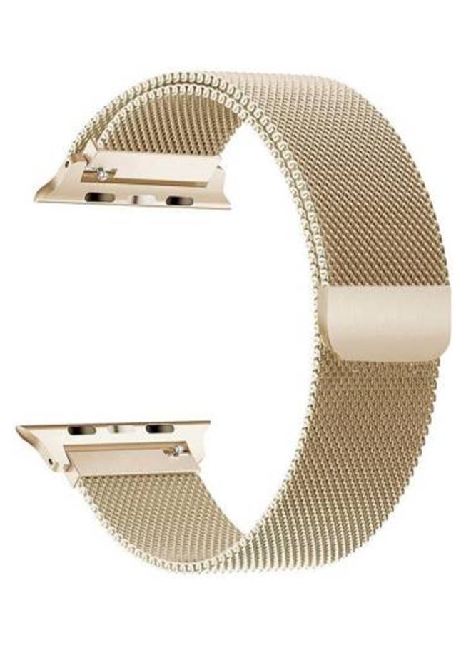 Stainless Steel Band For Apple Watch 42 mm Gold