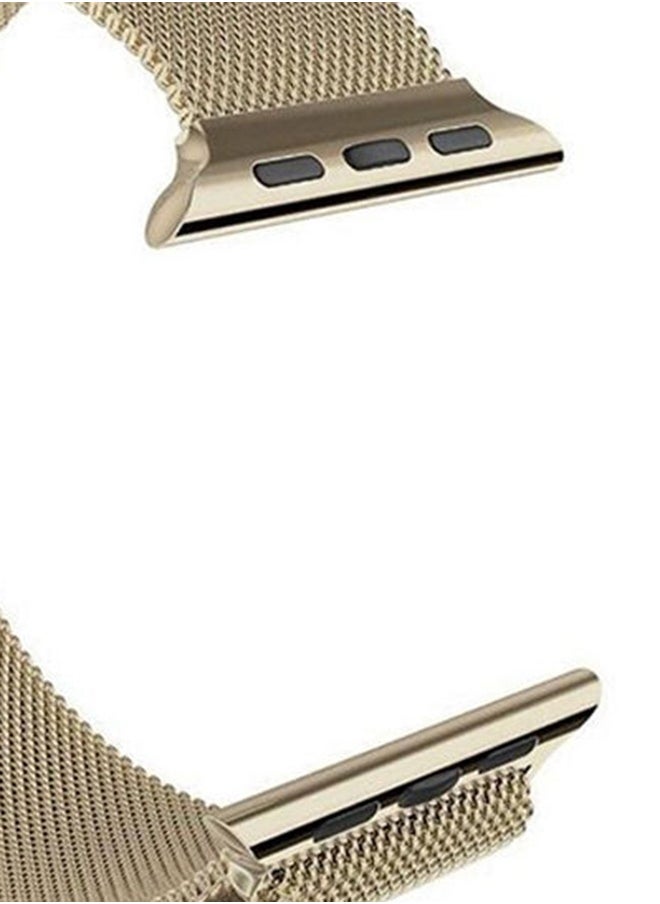 Stainless Steel Band For Apple Watch 42 mm Gold