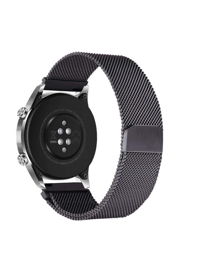 Replacement Strap For Huawei GT 2 46 mm/Honor Magic Watch 2 46mm Black