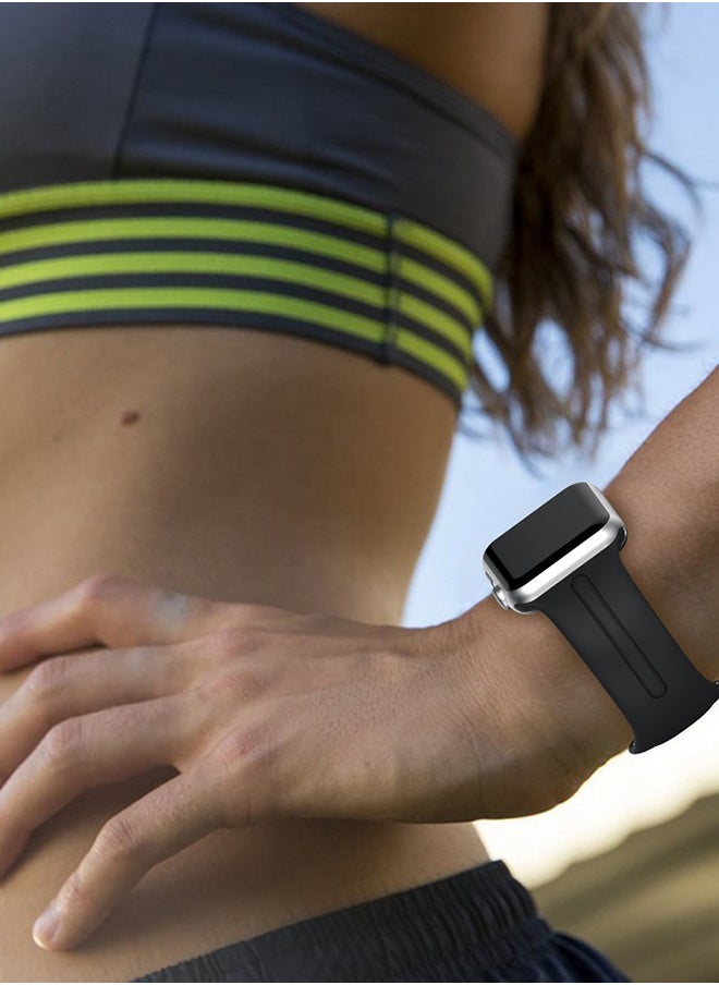 Replacement Band Strap For Apple Watch Series Black