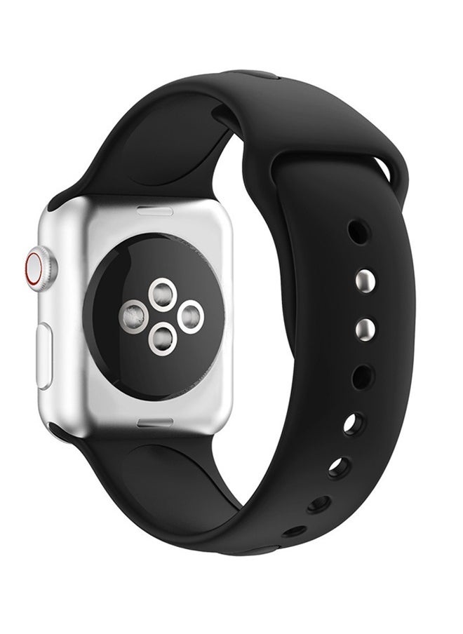 Replacement Band Strap For Apple Watch Series Black