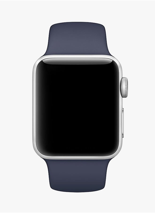 Silicone Band For Apple Watch 42mm Dark Blue
