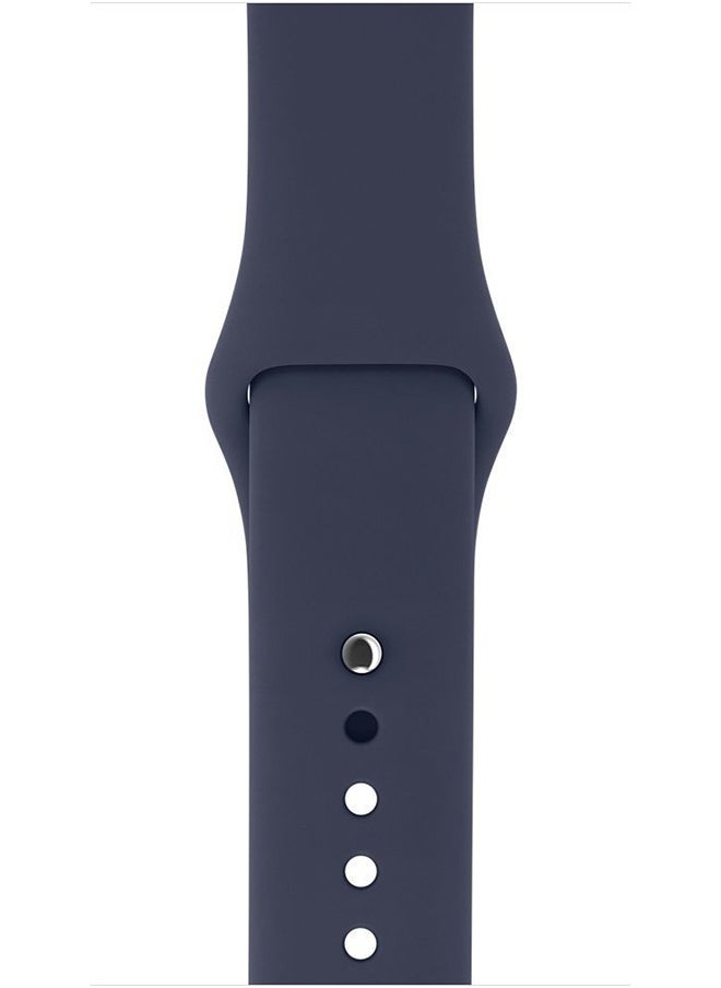 Silicone Band For Apple Watch 42mm Dark Blue