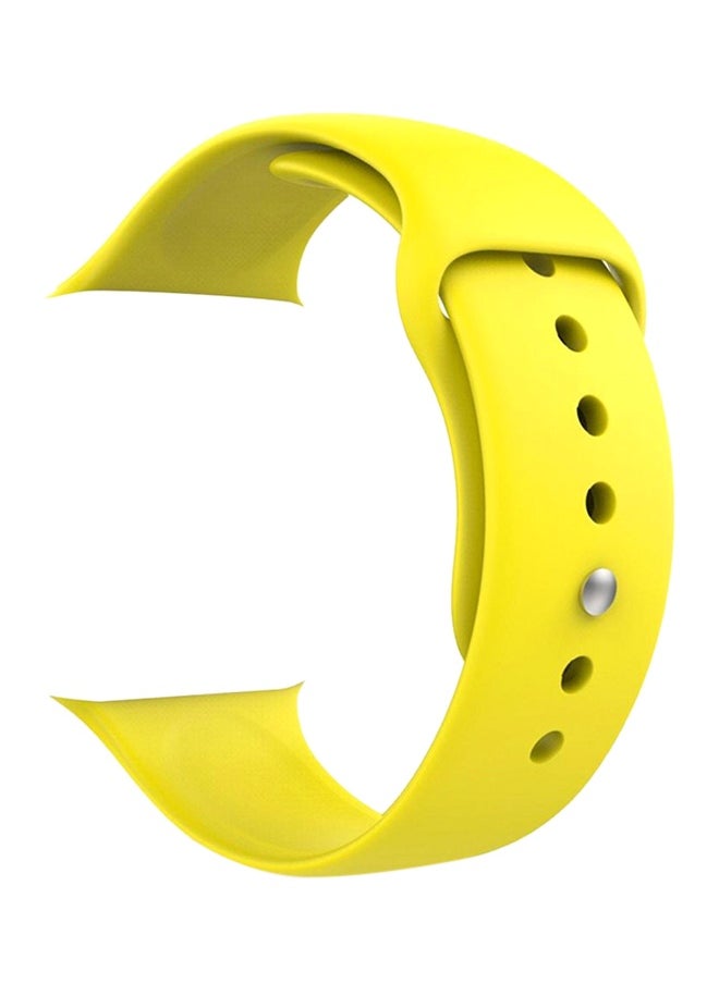 Replacement Band For Apple Watch 38mm Yellow