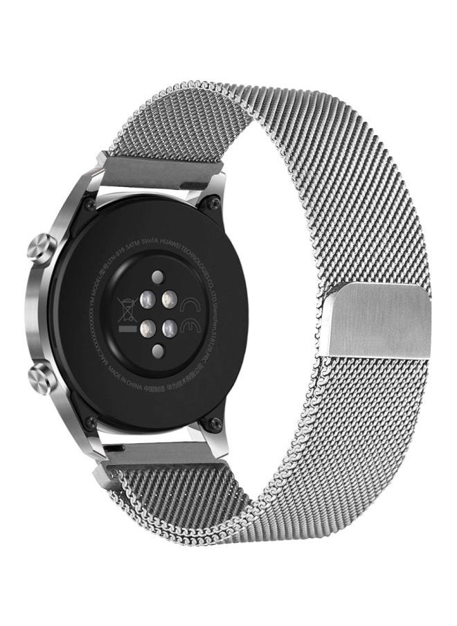 Replacement Watch Band For Huawei GT 2 /Honor MagicWatch/MagicWatch 2 46mm Silver