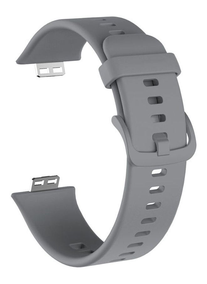 Silicone Huawei Watch Fit Replacement Band Grey