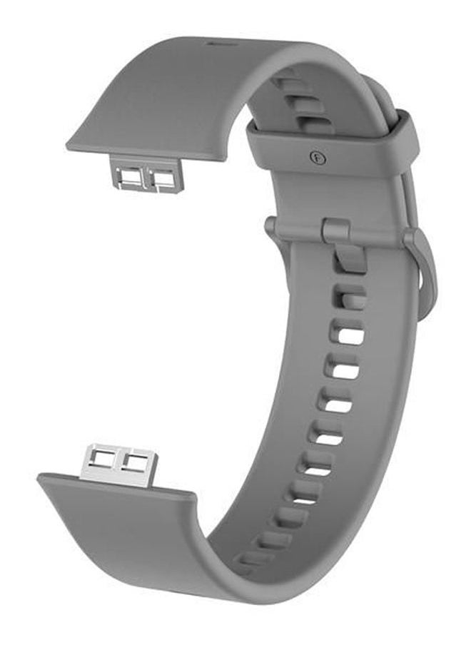 Silicone Huawei Watch Fit Replacement Band Grey