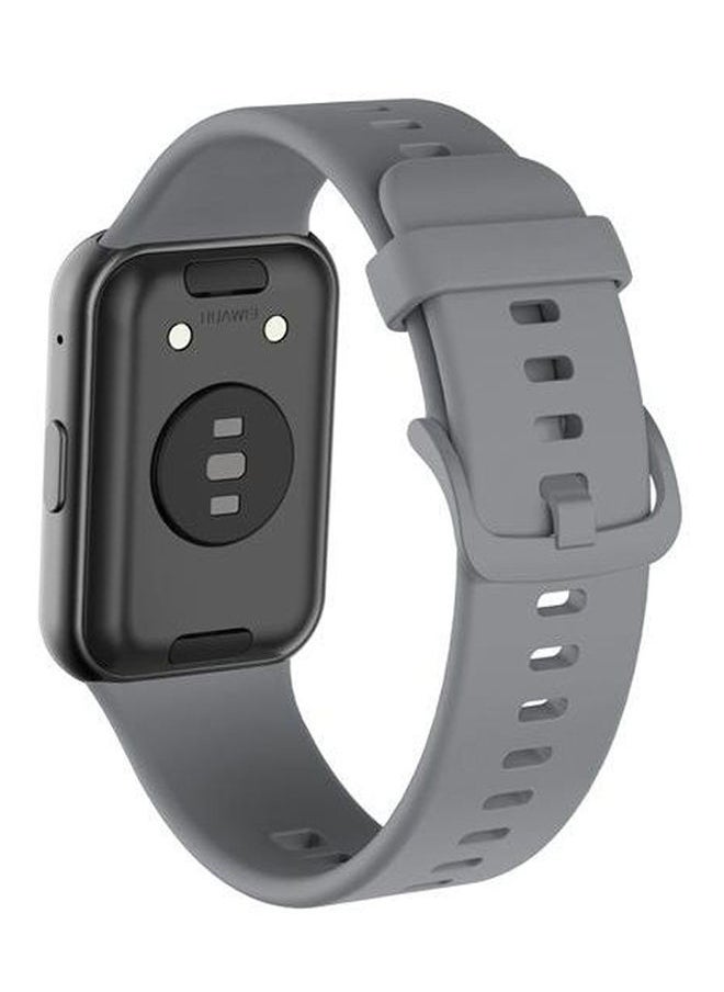 Silicone Huawei Watch Fit Replacement Band Grey