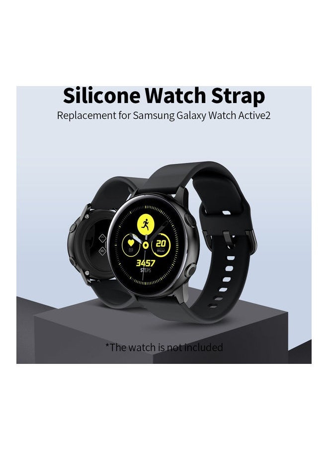 Replacement Band For Samsung Galaxy Watch Active2 - 22mm Black