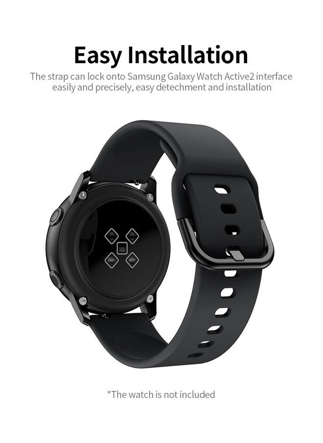 Replacement Band For Samsung Galaxy Watch Active2 - 22mm Black