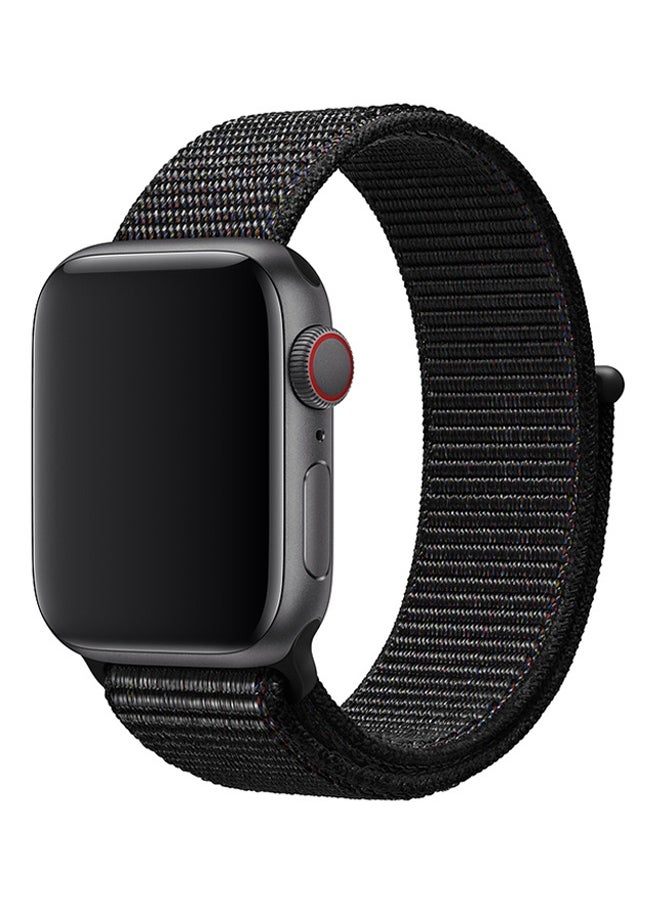 Sport Loop Replacement Band For Apple Watch 44mm (Regular) - Black