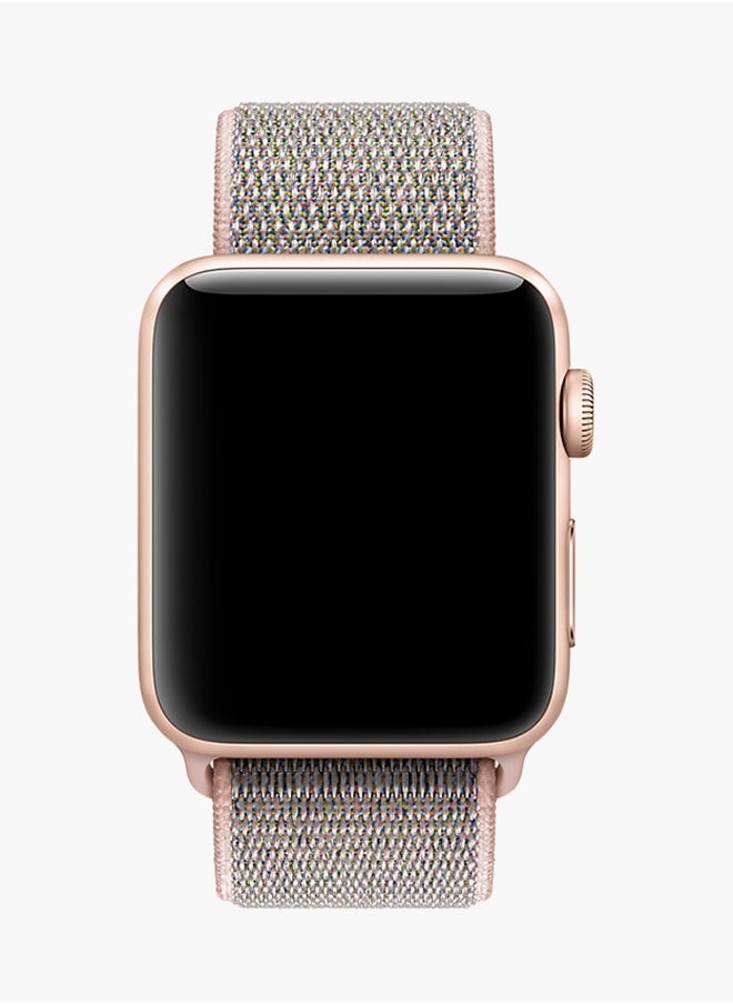 Nylon Replacement Band For Apple Watch - 42mm Pink Sand