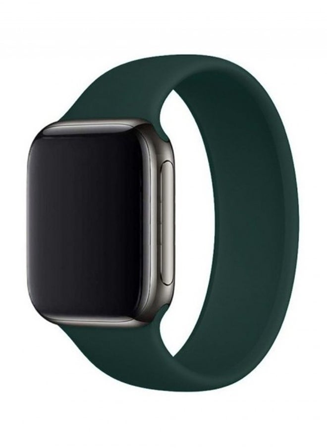 Solo Loop Band For Apple Watch Series 6/SE 40mm Dark Green