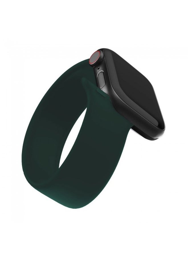 Solo Loop Band For Apple Watch Series 6/SE 40mm Dark Green