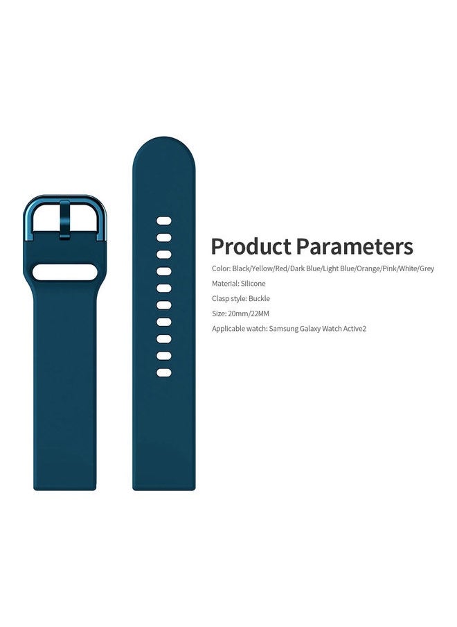 Replacement Band For Samsung Galaxy Watch Active2 - 20mm Dark Blue