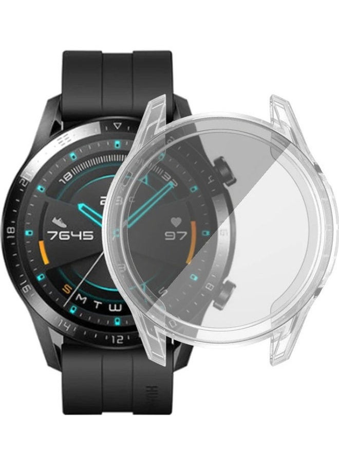 Protective Shockproof Case Cover For Huawei Watch GT2 42mm Clear