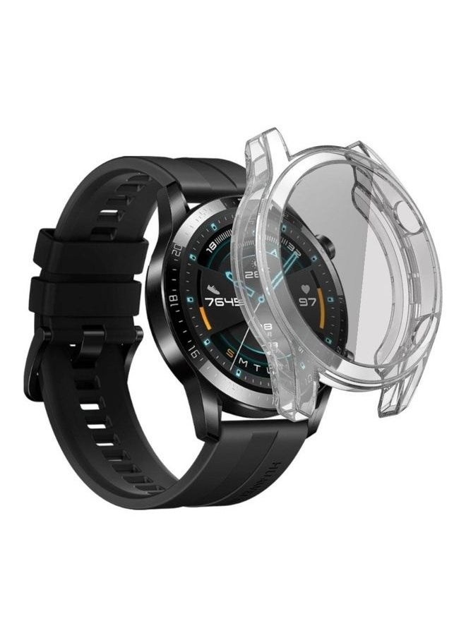 Protective Shockproof Case Cover For Huawei Watch GT2 42mm Clear