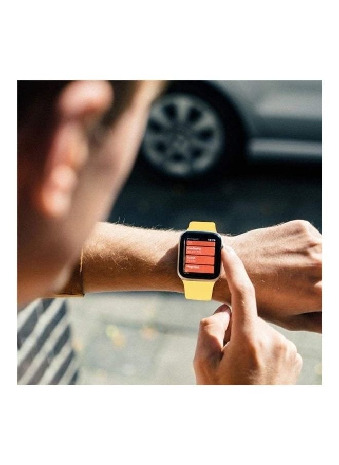 Solo Loop Band For Apple Watch Series 6/SE 40mm Yellow