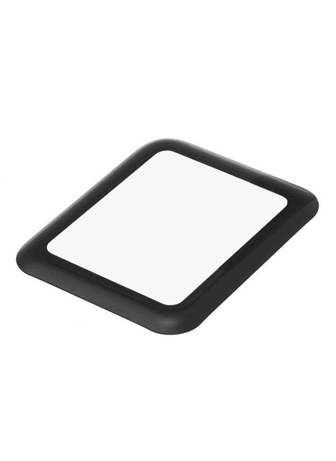 Tempered Glass Screen Protector For Apple Watch Series 1/2/3 42 mm Black/Clear